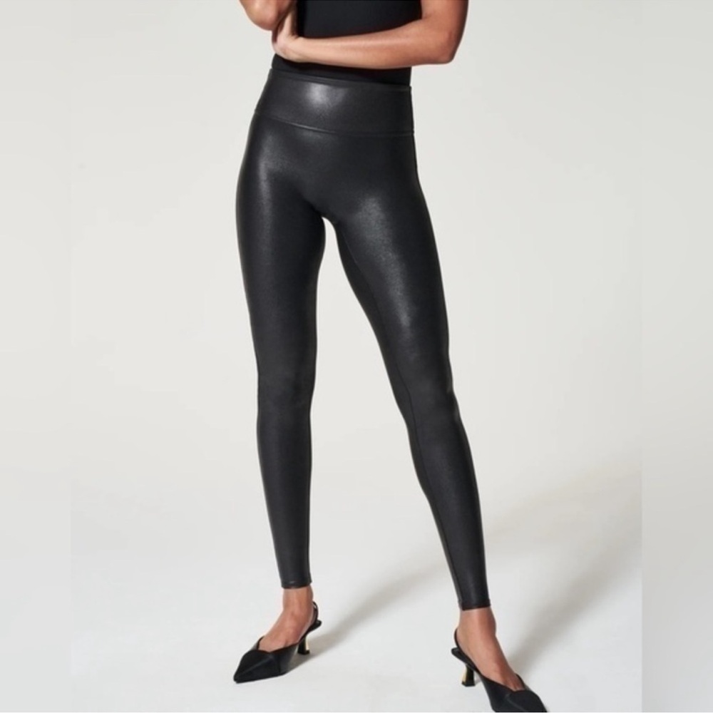 New Spanx Faux Leather Legging Petite - Small
